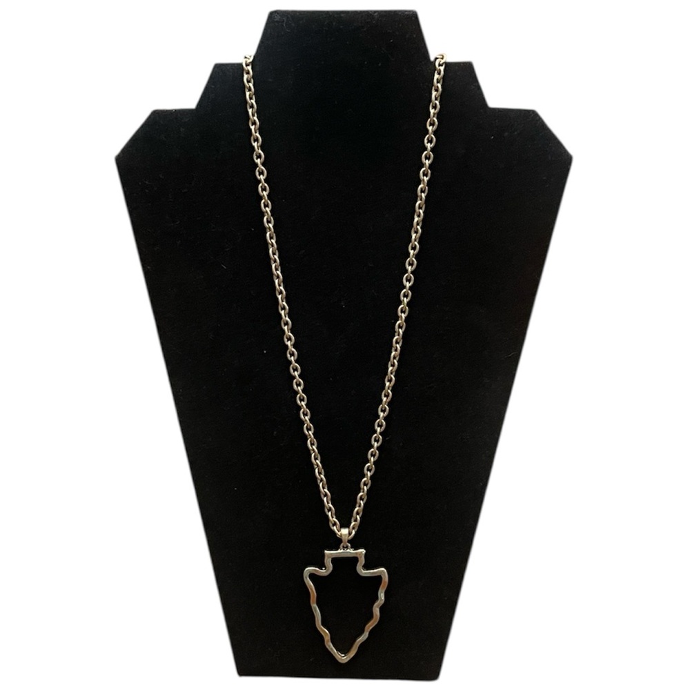 STORY BY DAVINCI KC CHIEFS ARROWHEAD LOGO GOLD CHAIN NECKLACE AND EARRINGS